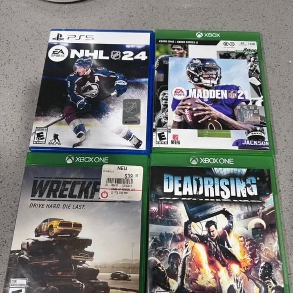 PS5 and XBOX games